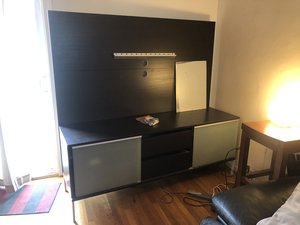 Photo of free Media Center W/ Wall for TV Mount (Willows)
