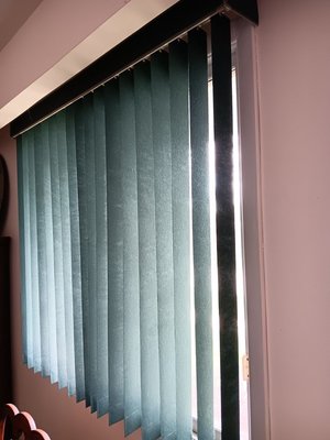 Photo of free 2 Green vertical blinds (burlington)