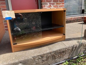 Photo of free Media stand / cabinet (Hillsdale, in SW Portland)