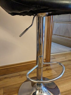 Photo of free brown leather look bar stools (Hitchin SG4)