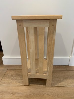 Photo of free Small wooden side table (Great neck, Ipswich)