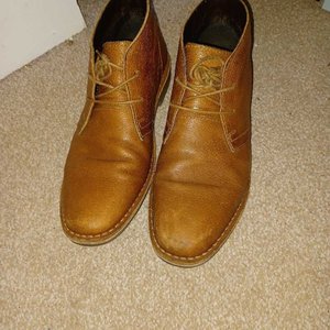 Photo of free Mens brown shoes (Denton's Green WA10)