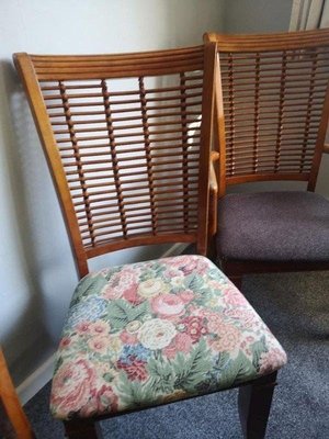 Photo of free 6 chairs fresh upholstery (BH2)