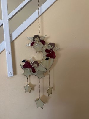 Photo of free Stained glass hanging-children (S Section)