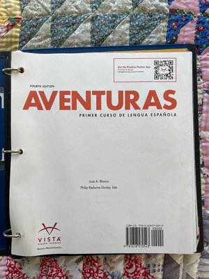 Photo of free Spanish textbook (Arlington Heights)