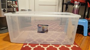 Photo of free Large Plastic Storage Container (02458)