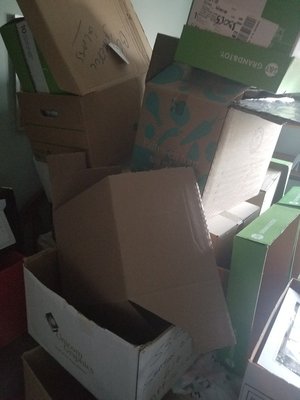 Photo of free Various mid sized boxes (Streetsville l5m1g7)