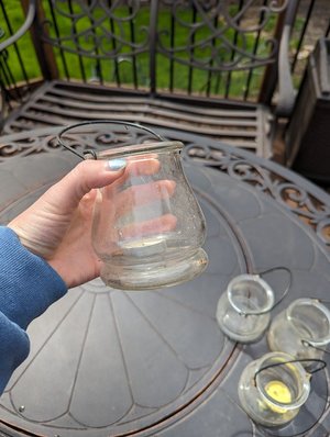 Photo of free Glass votives (63rd& main, DG)