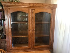 Photo of free Solid wood hutch (Old Metairie)