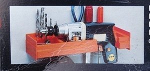 Photo of free Wall mounted tool/drill holder (Backworth NE27)