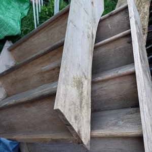 Photo of free Old wooden stairs for upcycling (Hertford Heath SG13)