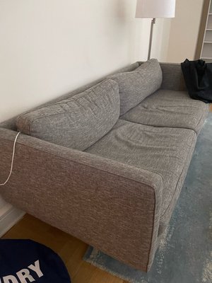 Photo of free Grey couch (UWS W 63rd)