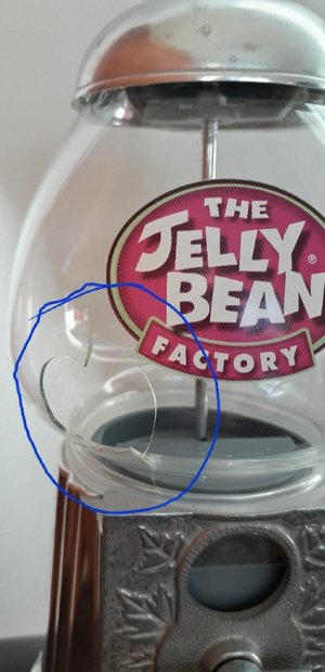 Photo of free Jelly Bean Machine - broken glass (Arundel BN18)