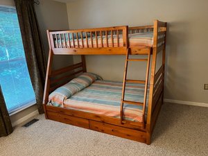 Photo of free Twin & Full Bunkbed-Will repost (Off Oakland Mills Rd. Columbia)