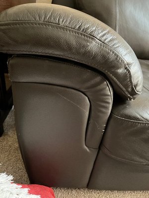 Photo of free 2 seater faux leather sofa (West Drayton UB7)