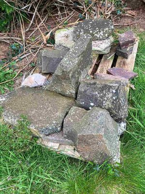 Photo of free Blocks, bricks and paving slabs (Manley Farm EX16)