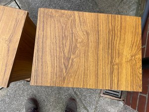 Photo of free Bed side tables (Stretford M320D)