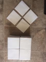 Photo of free 52 Ceramic White Tiles - unused (Malvern Wells WR14)