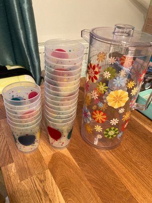 Photo of free Jug and plastic cups (Worcester Park)
