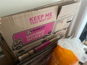 Photo of free Boxes and bubble wrap (W5)