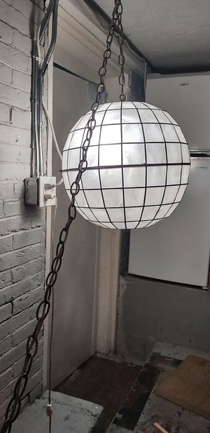Photo of free Ball shell lamp (Watertown)