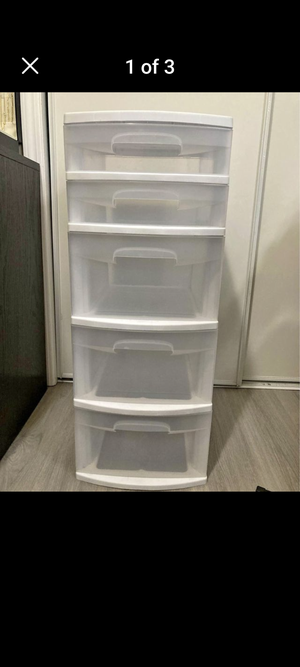 Photo of Plastic storage drawers (1095 Mississaga St W, Orillia)