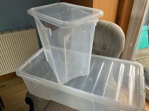Photo of free Plastic storage boxes (Erskine PA8)