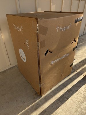Photo of free large sturdy cardboard box (Near Panama Park, Sunnyvale)