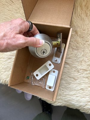 Photo of free Deadbolt with key Door Lock (Eola Heights downtown)