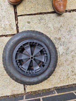 Photo of free 14" Wheelbarrow tyre (Allesley Park CV5)