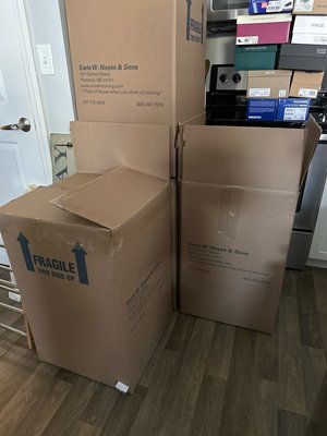 Photo of free Moving boxes (Bedford, MA)