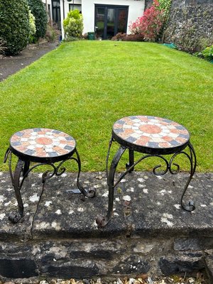 Photo of free 2 very small garden tables (Llandaf Cardiff)