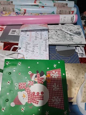Photo of free Selection of wrapping paper, bags etc. (Crewe CW1)