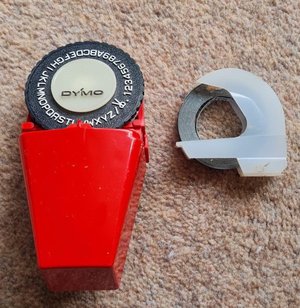 Photo of free DYMO labelling gadget with tape (Burgess Hill RH15)