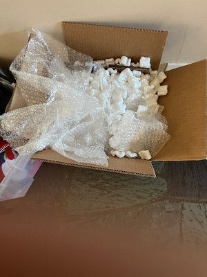 Photo of free Box of packing peanuts (Rock creek hills)