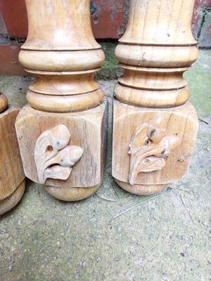 Photo of free Turned wooden table legs (Oswestry SY11)