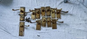 Photo of free Solid brass door handles (Great Moor SK7)