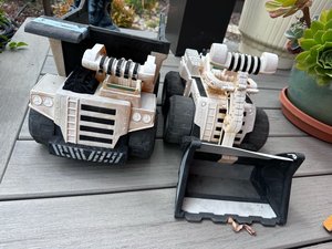 Photo of free Toy construction trucks (Mountain View)