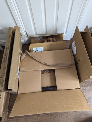 Photo of free Cardboard boxes incl. one for 24 inch monitor (Loughton MK5)