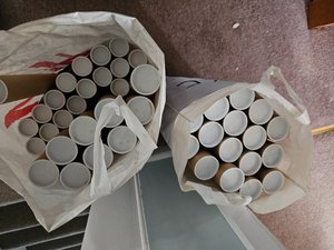 Photo of free Poster tubes (1 bag) (St Nicholas SG1)