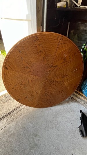 Photo of free Round table with extension (Westfield, NJ)