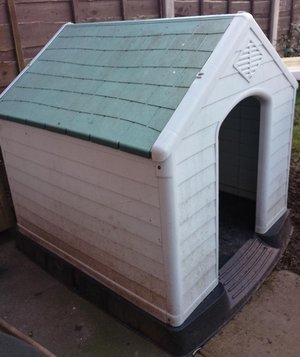 Photo of free Large plastic dog house (Radcliffe M26)