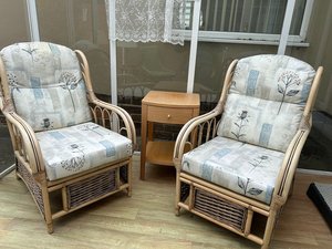 Photo of free Conservatory Cane Chairs (Leeds LS27 7)