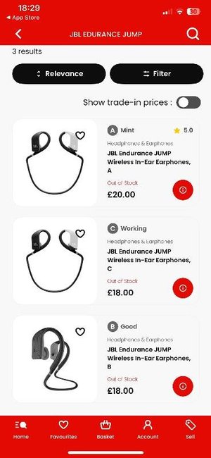Photo of Job earphones (Higher Blackley M9)