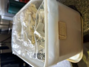 Photo of free Tub of misc curtain track fixings etc (Ferndown BH22)