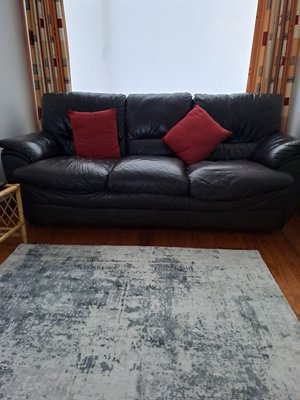 Photo of free 3 piece leather sofa (Malahide)