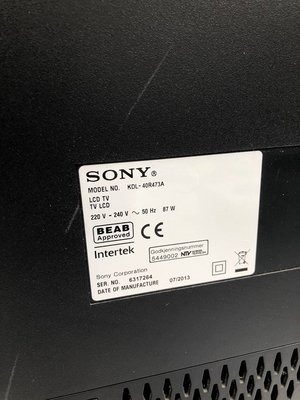 Photo of free Sony 40” TV (Enfield N13 6)