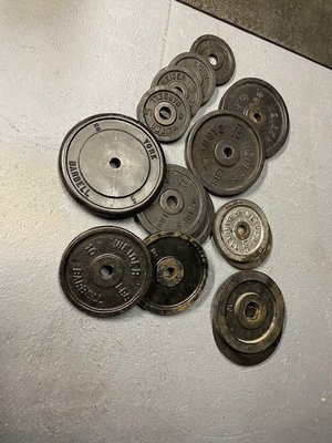 Photo of free Weight training equipment (Old Hurley)
