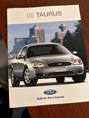 Photo of free 2005 Ford Taurus brochure (Beacon Hill North)