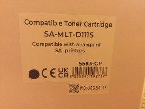 Photo of free Samsung Compatible Toner Laser Cartridge (Bognor Regis PO21)
